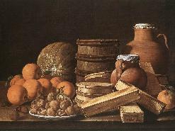 Classical Still Life, Fruits on Table